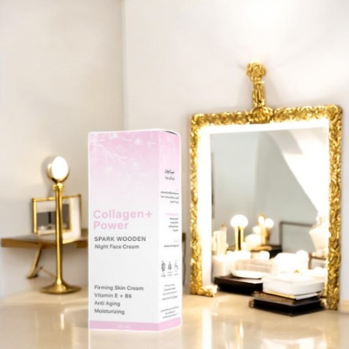 کرم ضد چروک مدل کلاژن روز اسپارک وودن | Spark Wooden